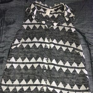 H&M Stripped Sleeveless Top size 2